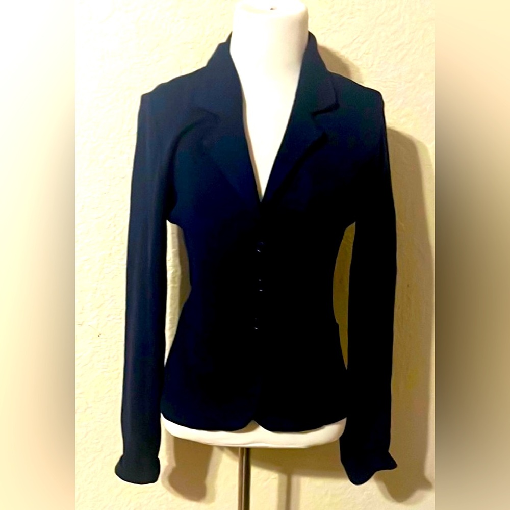 CABI Blue Blazer Classic Tailored Suit Jacket